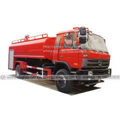 Dongfeng 10000 liter fire fighting water tanker sprinkler fire truck