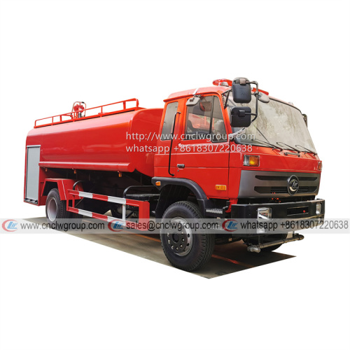 Dongfeng 10000 liter fire fighting water tanker sprinkler fire truck