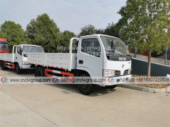 DFAC Dongfeng 5 ton dry cargo 14ft dropside body fence cargo truck
