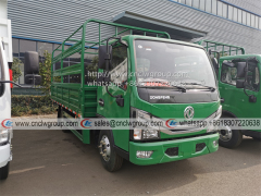 Dongfeng Euro5 14ft high fence logistic lorry grain transport cargo truck