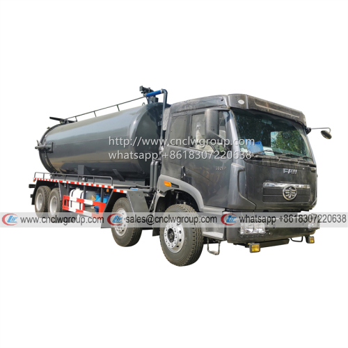 FAW 8x4 RHD 20000 liter vacuum sewage suction truck