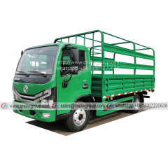 Dongfeng Euro5 14ft high fence logistic lorry grain transport cargo truck