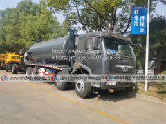 FAW 8x4 RHD 20000 liter vacuum sewage suction truck