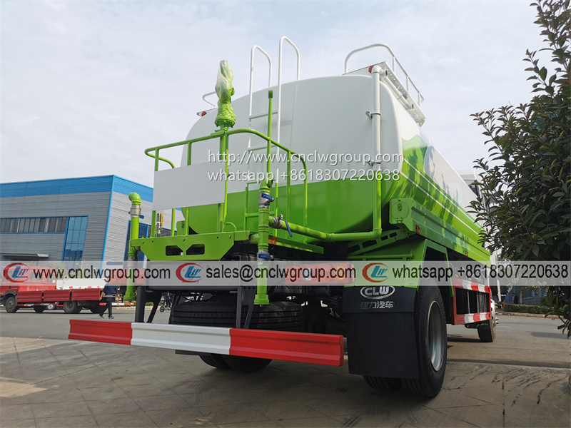 Shacman L3000 euro5 10000 liter sanitation sprinkler watering cart tanker truck cost