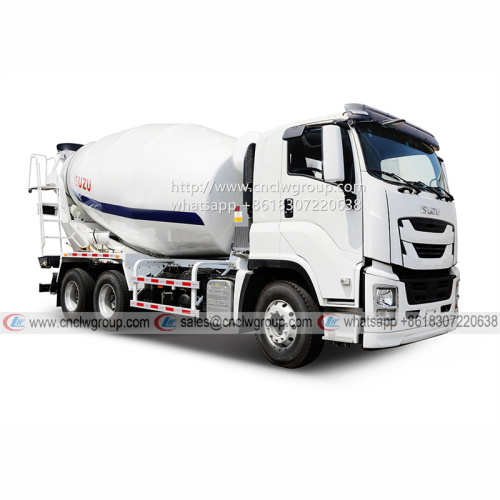ISUZU GIGA 6x4 12cbm concrete mixer transfer tanker truck