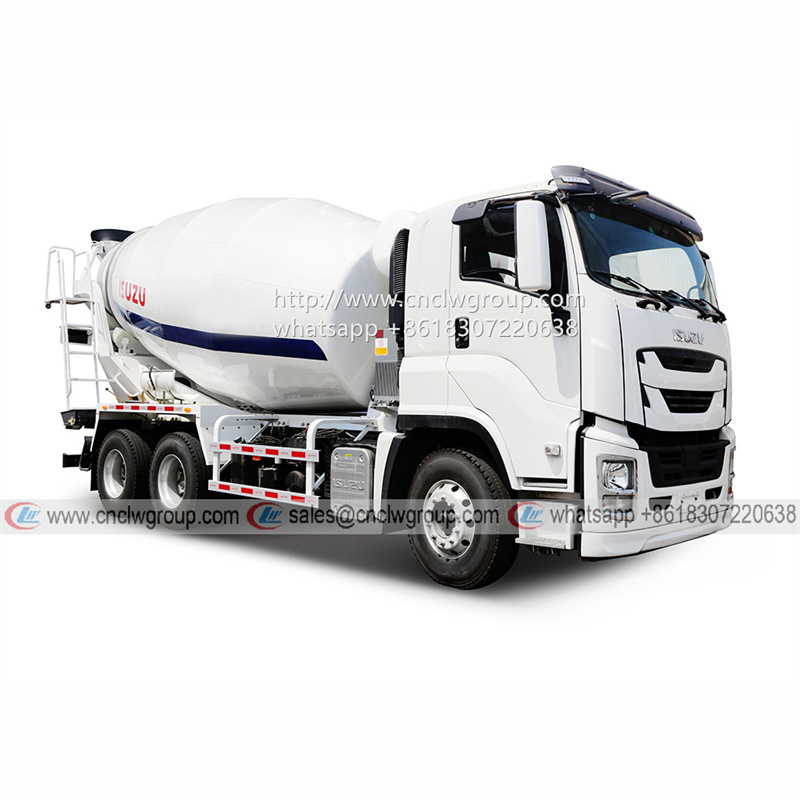 ISUZU GIGA 6x4 12cbm concrete mixer transfer tanker truck