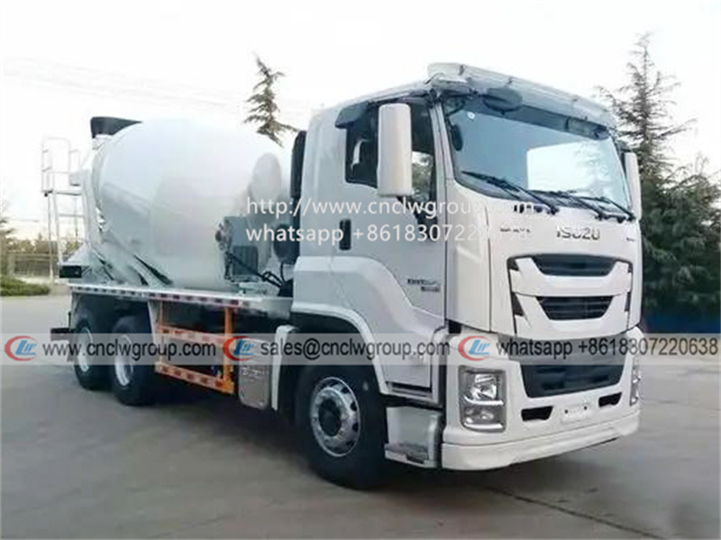 ISUZU GIGA 6x4 12cbm concrete mixer transfer tanker truck