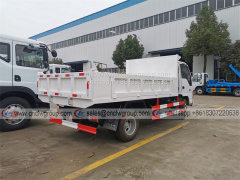 ISUZU NKR 5 ton 4cbm tipper dump truck for general merchandise dumper