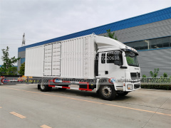 SHACMAN L3000 6.8m logistic transportation box cargo truck