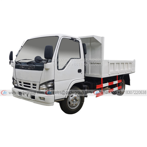ISUZU NKR 5 ton 4cbm tipper dump truck for general merchandise dumper