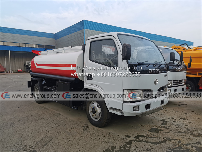 Dongfeng RHD 5000 liter mobile refueling petrol fuel tankers dispenser truck