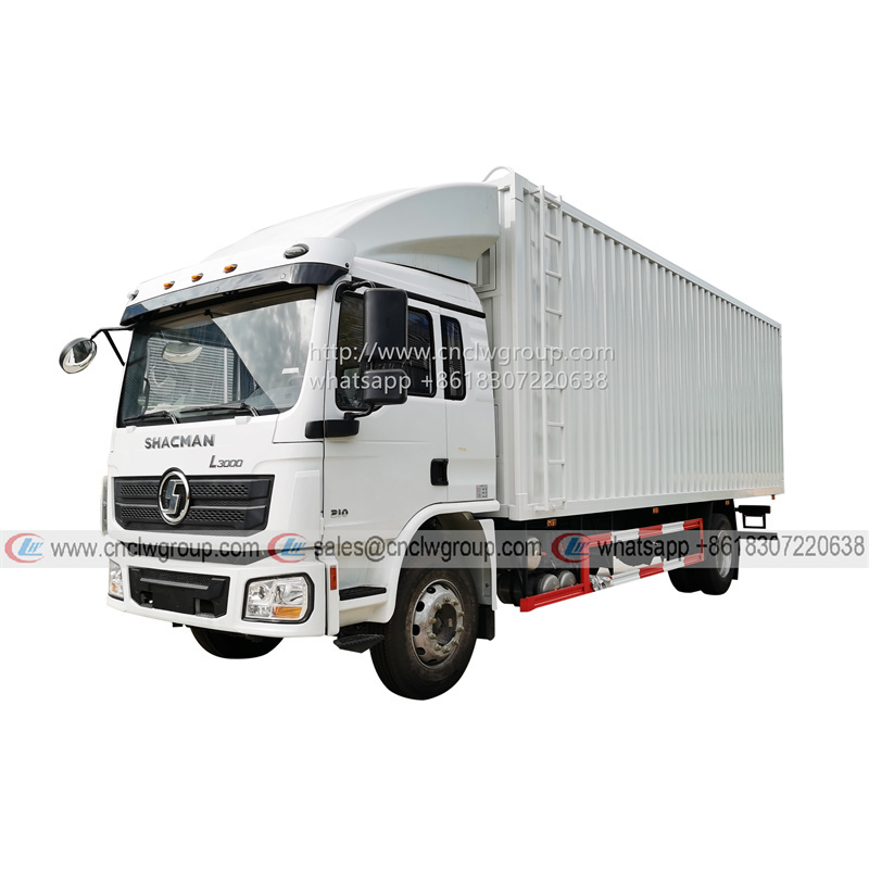 SHACMAN L3000 6.8m logistic transportation box cargo truck
