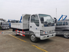 ISUZU NKR 5 ton 4cbm tipper dump truck for general merchandise dumper