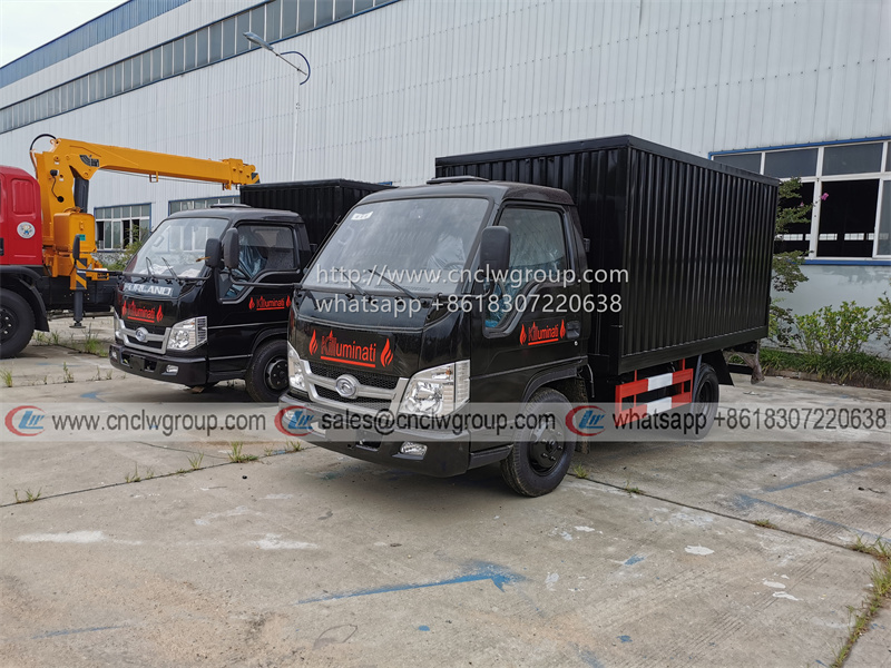 Foton Forland 2 ton 10ft mini box van cargo truck