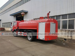 Sinotruk HOWO 8000 liter water tanker fire pump water sprinkler truck