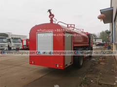 Sinotruk HOWO 8000 liter water tanker fire pump water sprinkler truck