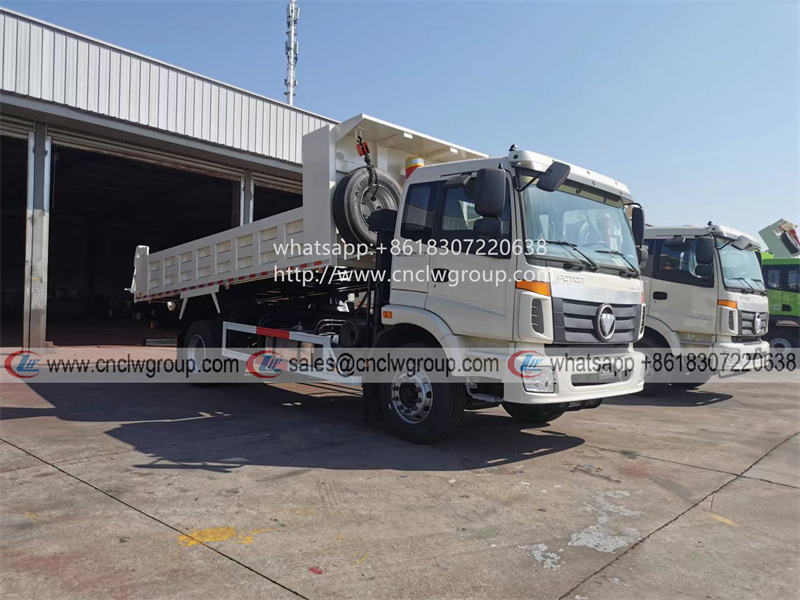 Foton Auman 270hp 15 ton heavy duty tipper dump truck
