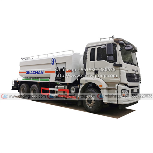 SHACMAN H3000 6x4 20000 liter pipe cleaning vacuum sewage suction truck