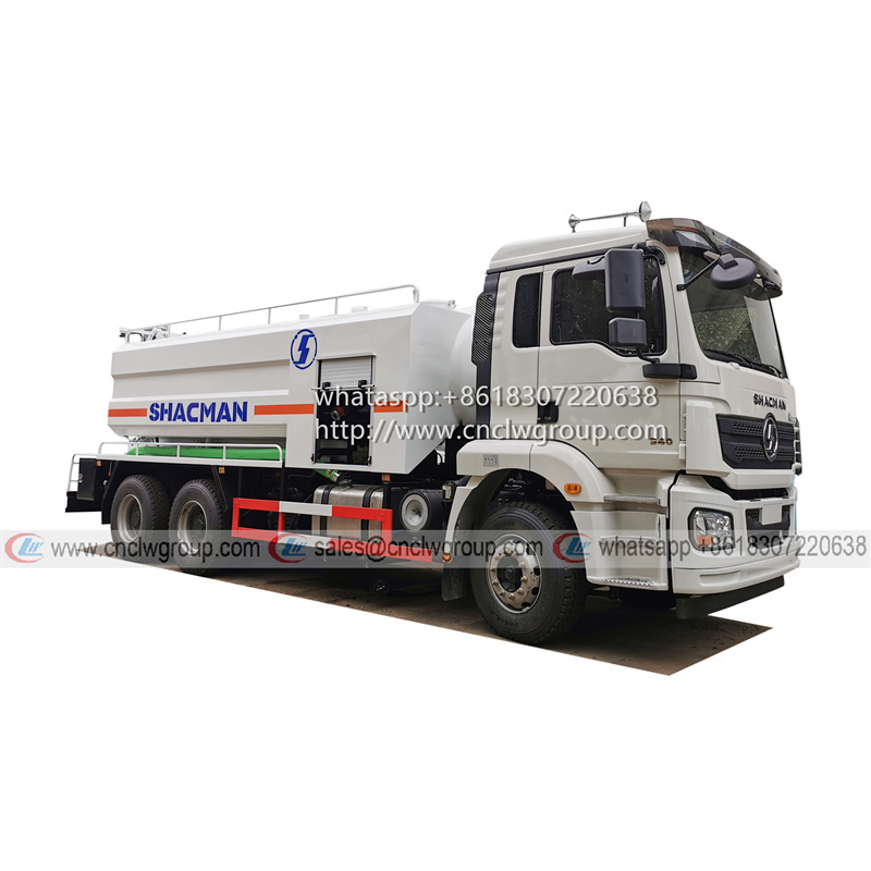 SHACMAN H3000 6x4 20000 liter pipe cleaning vacuum sewage suction truck