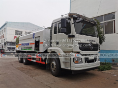 SHACMAN H3000 6x4 20000 liter pipe cleaning vacuum sewage suction truck
