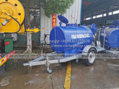 1000L 1500L 2000L mini sewer cleaning water tanker trailer