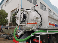 SHACMAN H3000 6x4 20000 liter pipe cleaning vacuum sewage suction truck