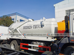 Beiben Benz 4x2 10000 liter vacuum sewage suction truck