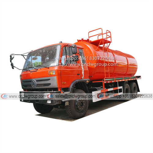 Dongfeng 153 6x4 18000 liter vacuum sewage suction tanker truck