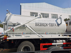 Beiben Benz 4x2 10000 liter vacuum sewage suction truck