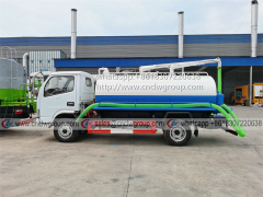 Dongfeng 4x2 5000 liter toilet fecal suction truck