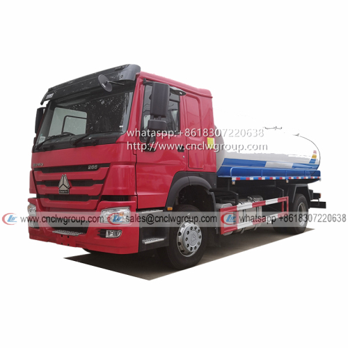 HOWO RHD 266HP 12000 liter toilet fecal suction tanker truck