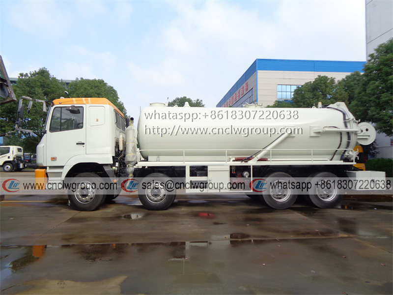 CAMC 8x4 RHD 22000 liter sewer pipe cleaning and sewage suction combined unblock truck