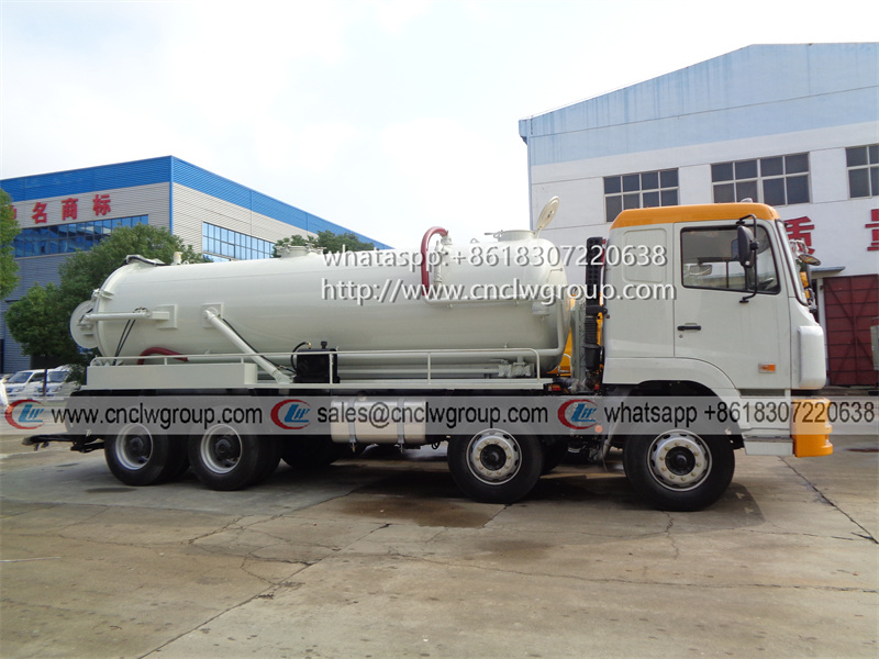CAMC 8x4 RHD 22000 liter sewer pipe cleaning and sewage suction combined unblock truck
