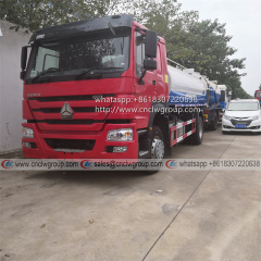 HOWO RHD 266HP 12000 liter toilet fecal suction tanker truck