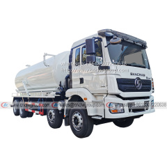 SHACMAN 8x4 25000 liter Vacuum Sewage Suction Truck
