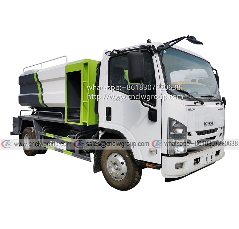 ISUZU KV600 6000 liter Sewer Cleaning Vacuum Sewage Suction Truck