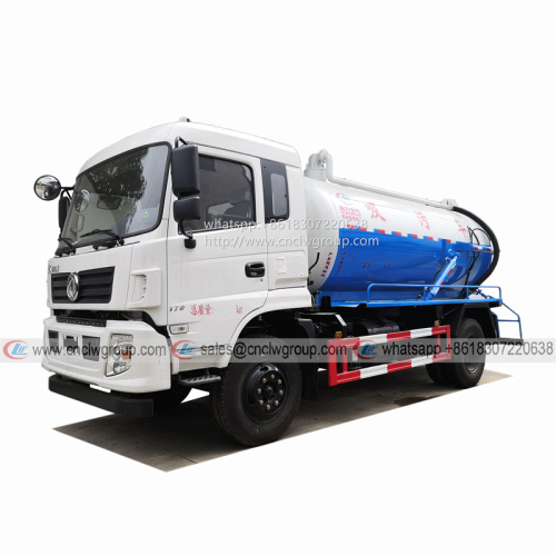 Dongfeng KingRun 10m3 Vacuum Sewage Suction Truck