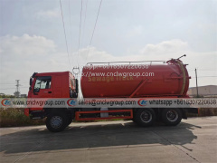 HOWO 6x6 Off-road 20m3 Vacuum Sewage Suction Truck