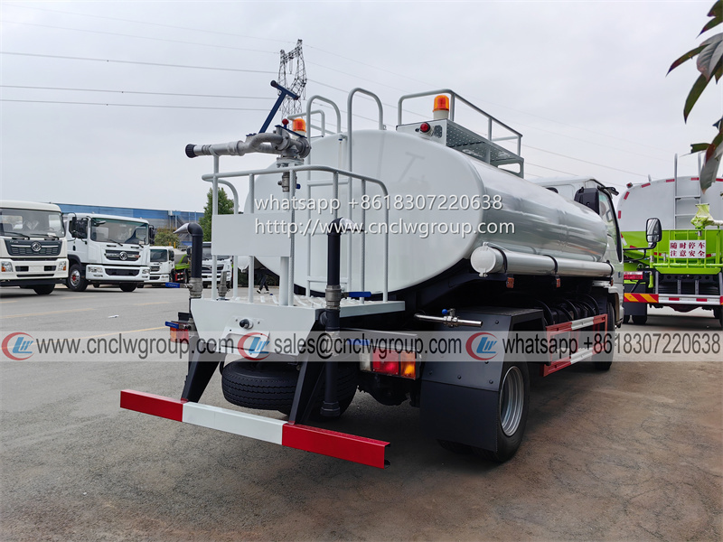 ISUZU 5m3 Stainless Steel Water Truck