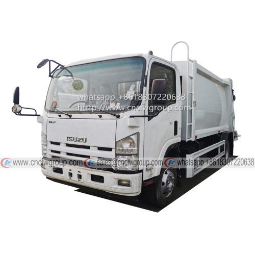 ISUZU N-sereis 6 wheel 6cbm Garbage Compactor Truck