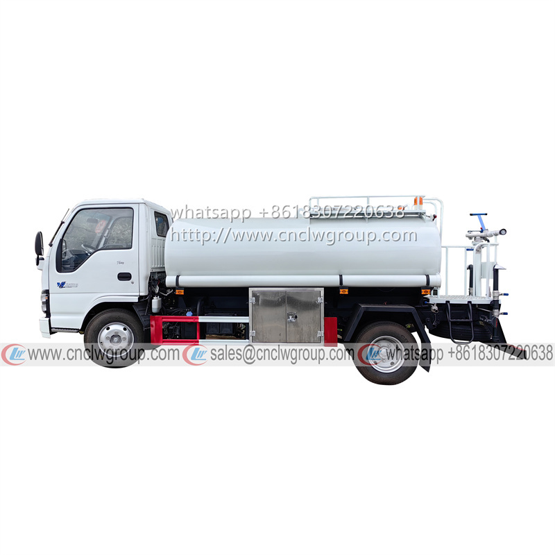 ISUZU 5m3 Stainless Steel Water Truck