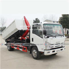 ISUZU 6-8 Ton Hook lift Garbage Truck