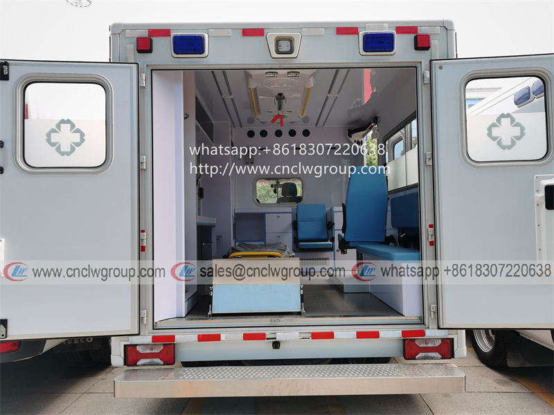 IVECO Daily square body ambulance mobile hospital car ICU emergency ...