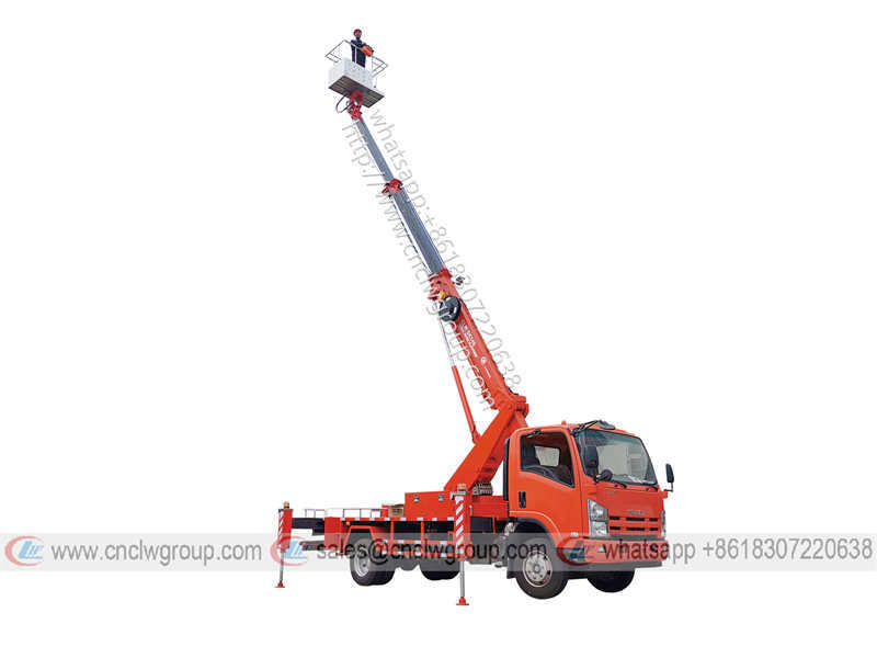 ISUZU 14m 16m 18m telescopic boom aerial work truck