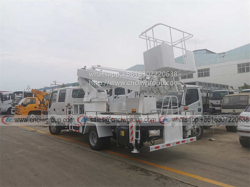 ISUZU Double Cab 16m 18m telescopic boom aerial work truck