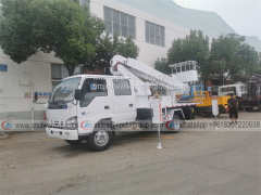ISUZU Double Cab 16m 18m telescopic boom aerial work truck