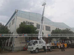 ISUZU Double Cab 16m 18m telescopic boom aerial work truck