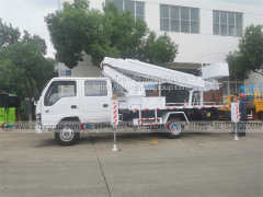 ISUZU Double Cab 16m 18m telescopic boom aerial work truck