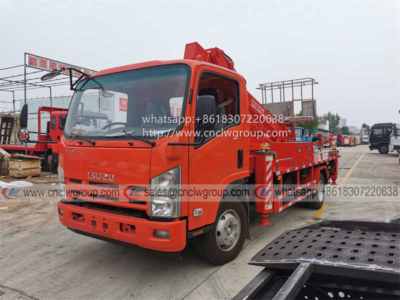 ISUZU 14m 16m 18m telescopic boom aerial work truck