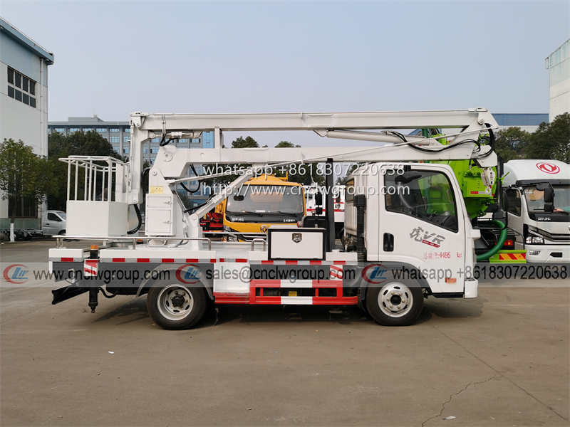 FAW VR 12m 14m knuckle arm aerial work platform truck